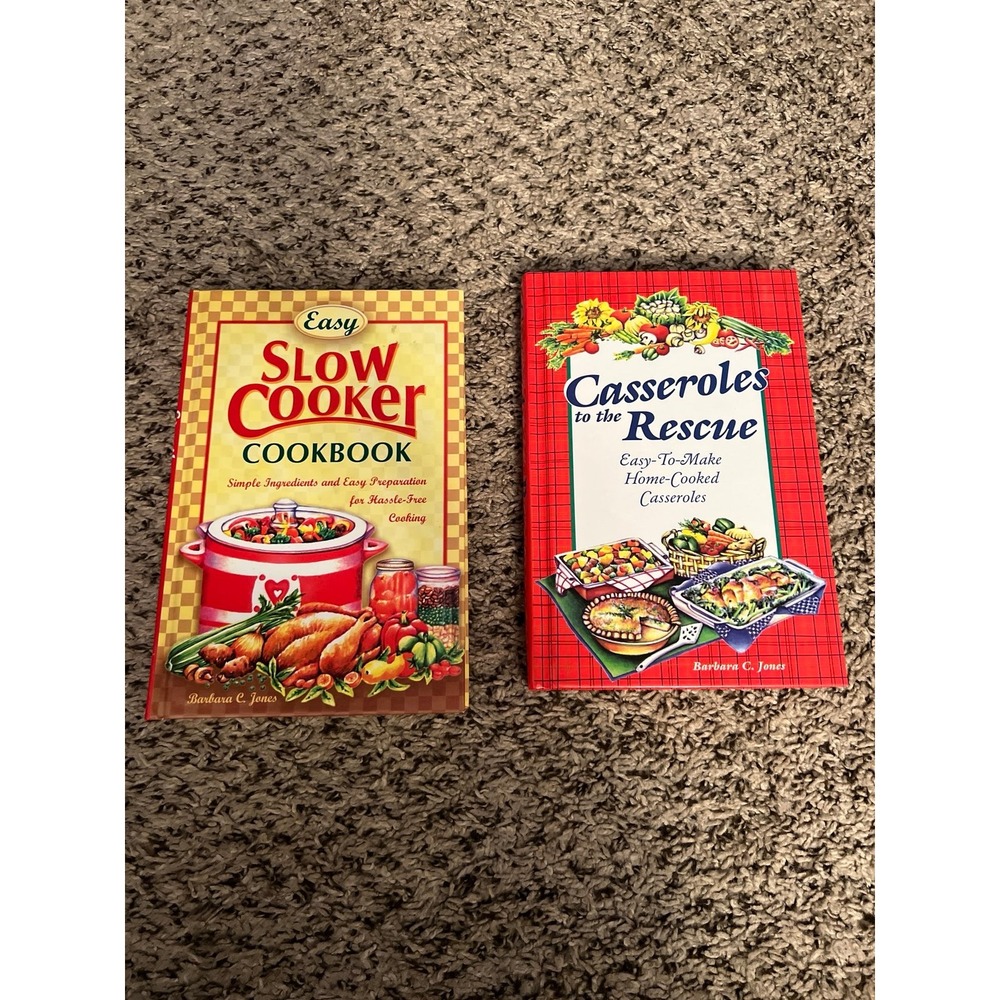 Barbara C Jones Slow Cooker/ Casseroles to‎ the rescue cookbook bundle